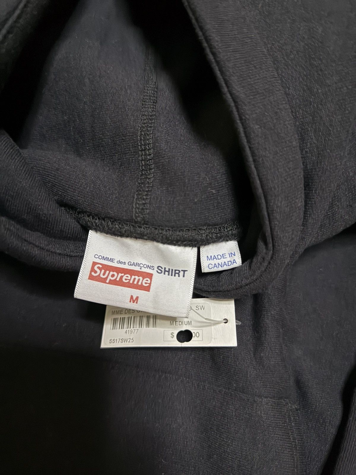 Comme des Garcons Supreme cdg shirt box logo hooded sweatershirt Size US M / EU 48-50 / 2 - 3 Thumbnail