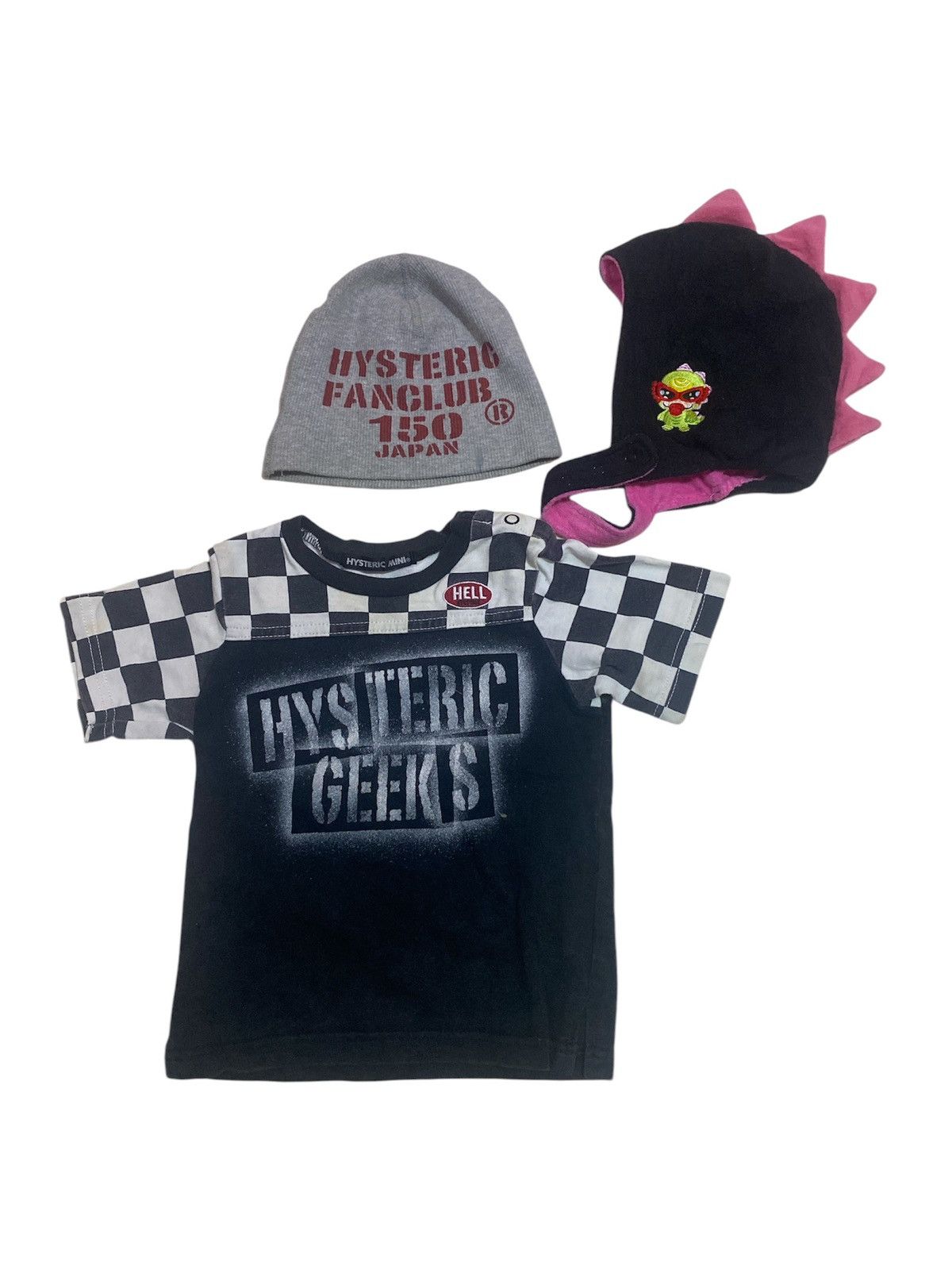 Hysteric Glamour Bundle Hysteric Glamour Kid Two beanie Hats One Tshirt Size ONE SIZE - 1 Thumbnail