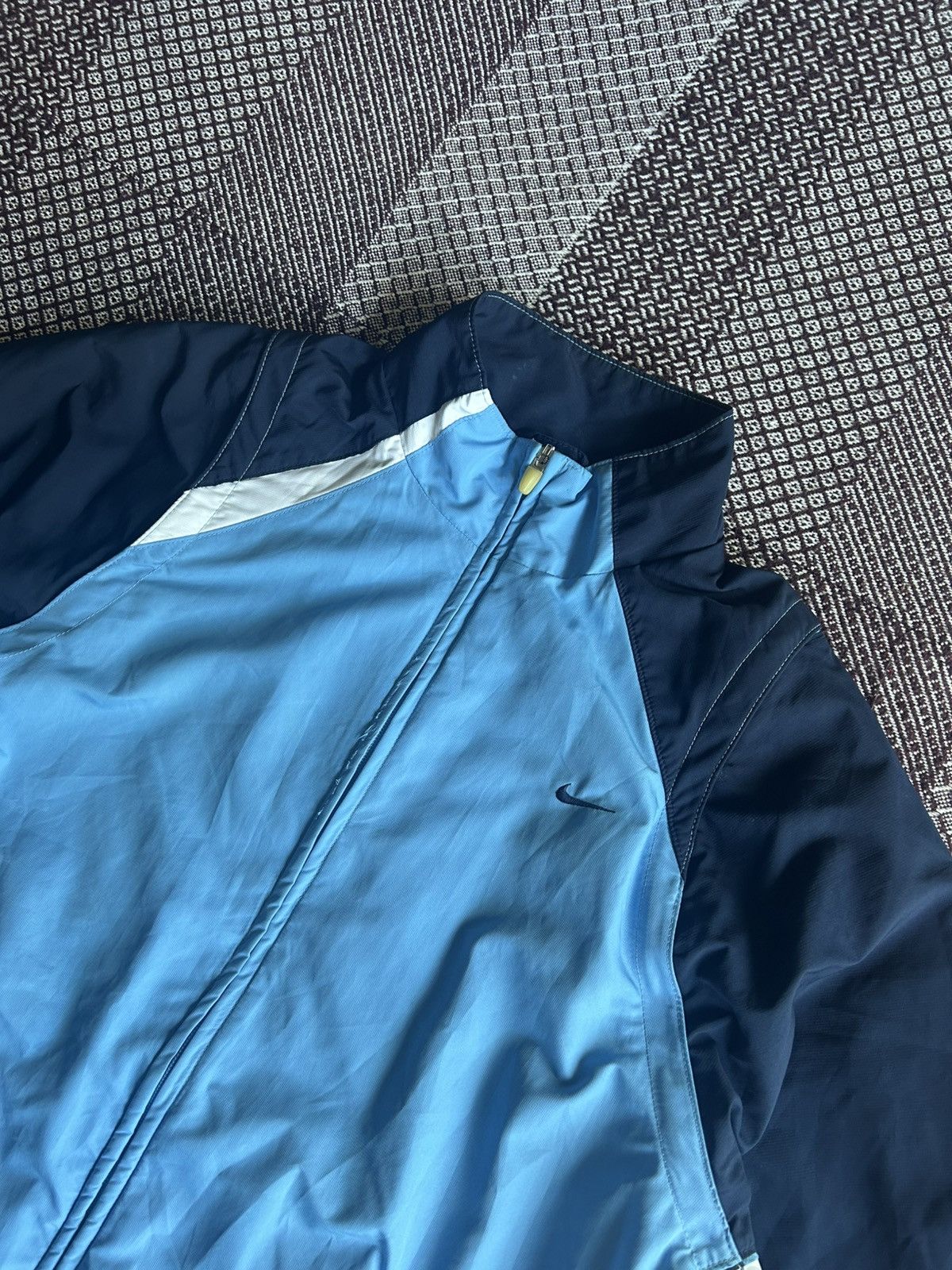 Nike Vintage Nike 2 in 1 Jacket & Vest Drill Style Streetwear L Size US L / EU 52-54 / 3 - 6 Thumbnail