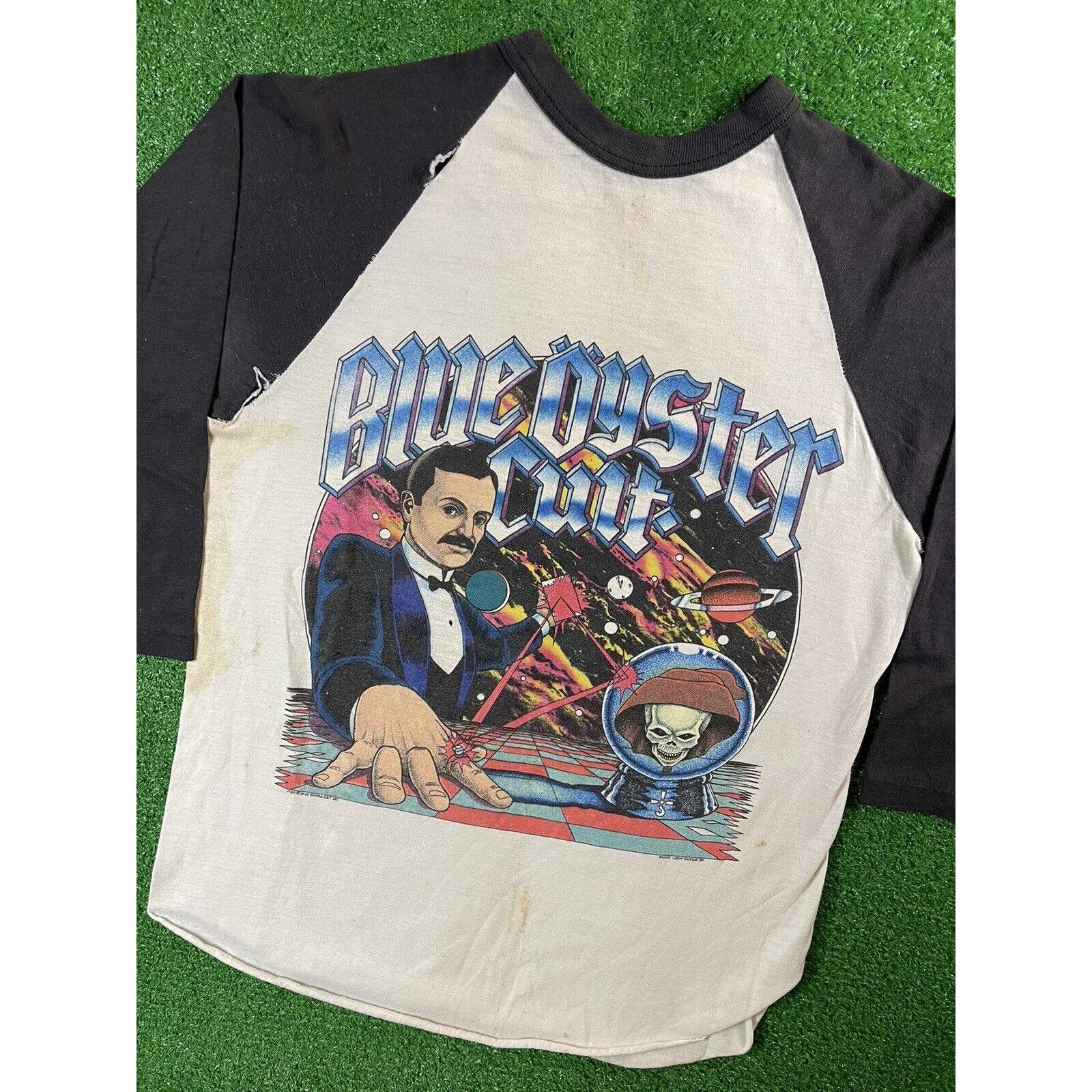 image of Vintage 70's 80's Blue Oyster Cult Band Medium Shirt Usa Made, Men's (Size Small)