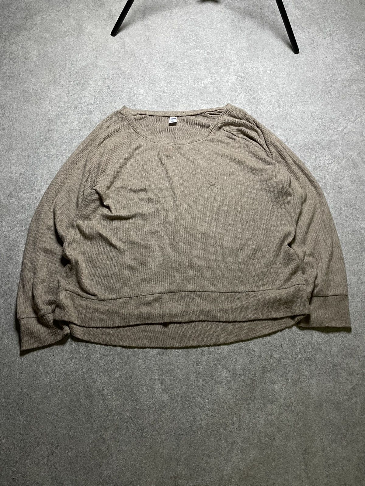 Cobain-core Grunge Knit — distressed desert haze