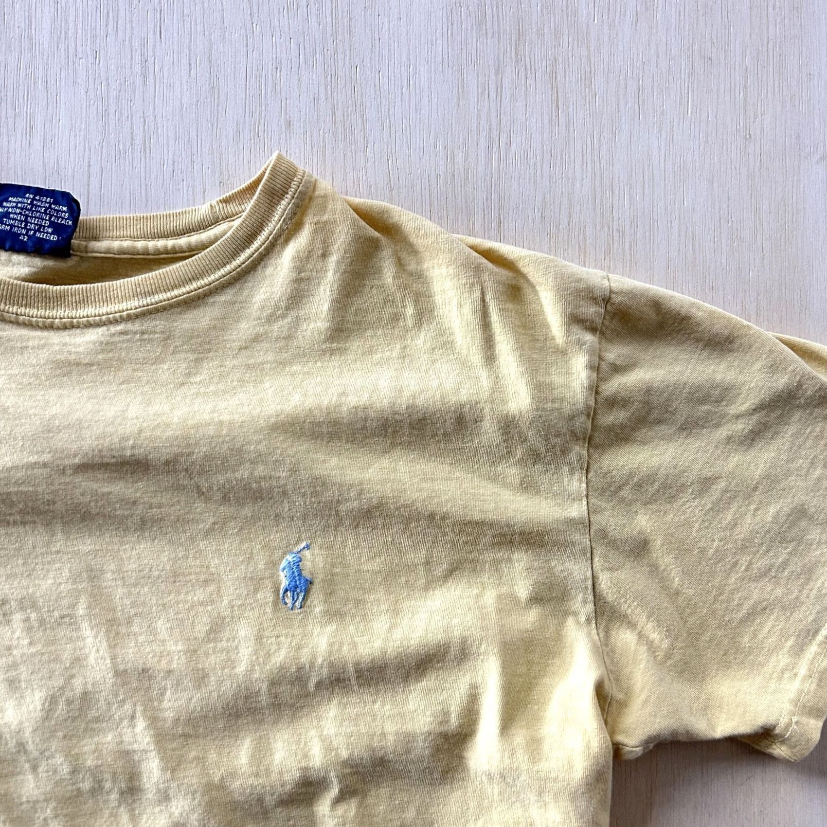 Polo Ralph Lauren Polo Ralph Lauren Shirt Mens Small Yellow Pony Logo Crew Neck Cotton Tee Size US S / EU 44-46 / 1 - 2 Thumbnail