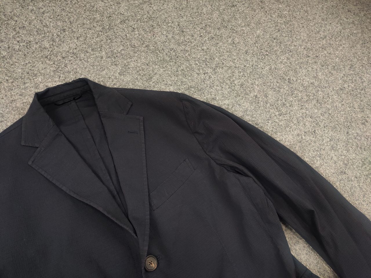 Doppiaa Doppiaa Italy Design navy color AAbibo Suit Blazer Pants Size 50R - 4 Thumbnail