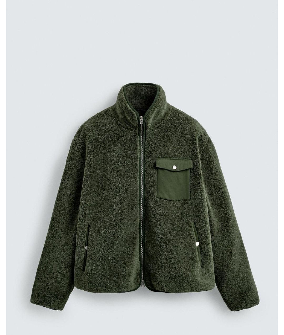 Zara Zara faux shearling effect, jacket with contrast brand new Size US XL / EU 56 / 4 - 1 Thumbnail