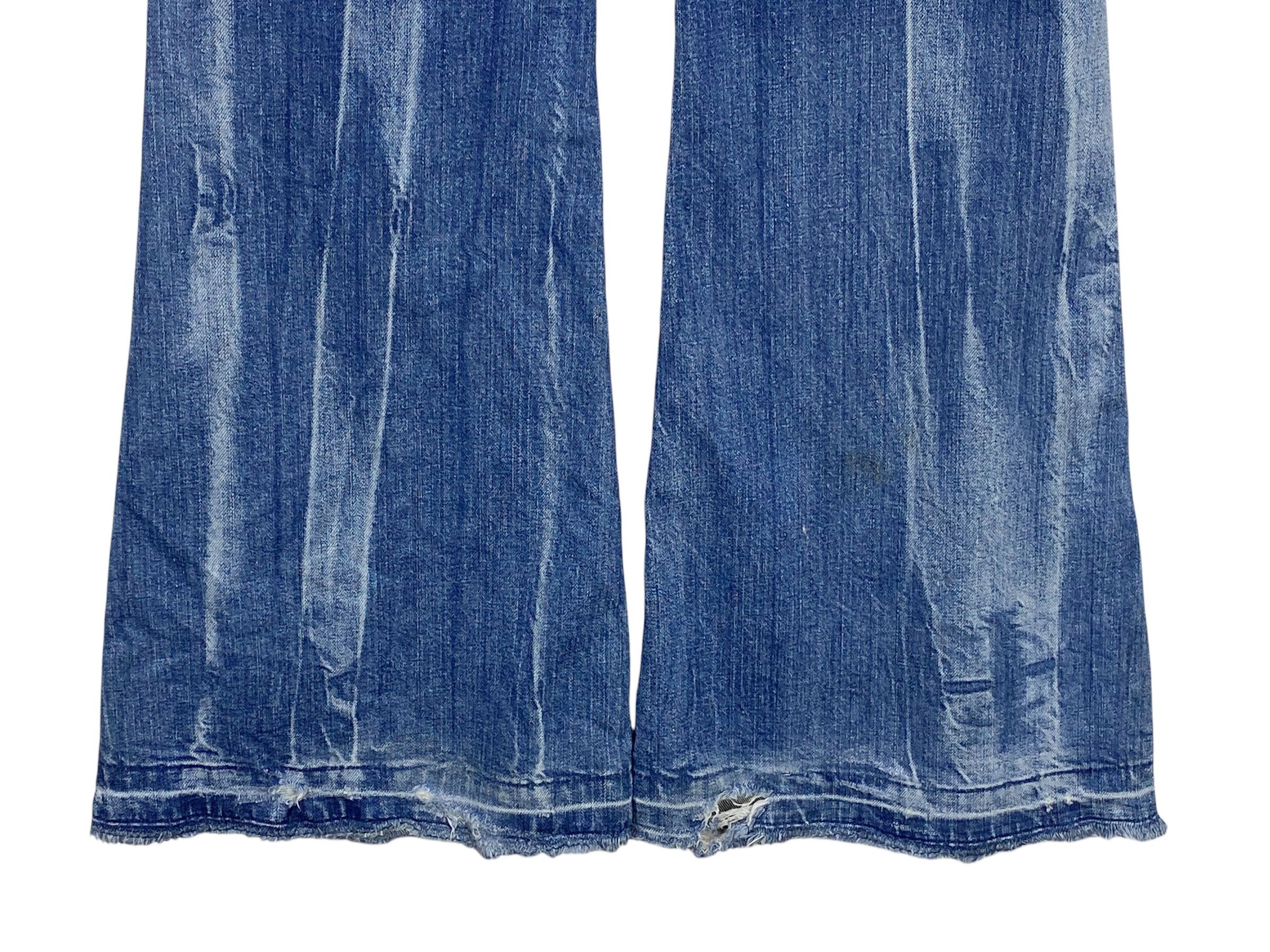 Japanese Brand Flare Jeans Cargo Bootcut Jeans Baker Pocket Pants Size US 27 - 8 Thumbnail