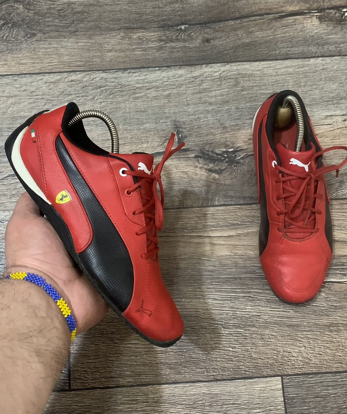 Puma × Vintage Vintage Puma Speed Cat Ferrari Racing Women’s Red Sneakers Size US 5 / IT 35 - 2 Thumbnail
