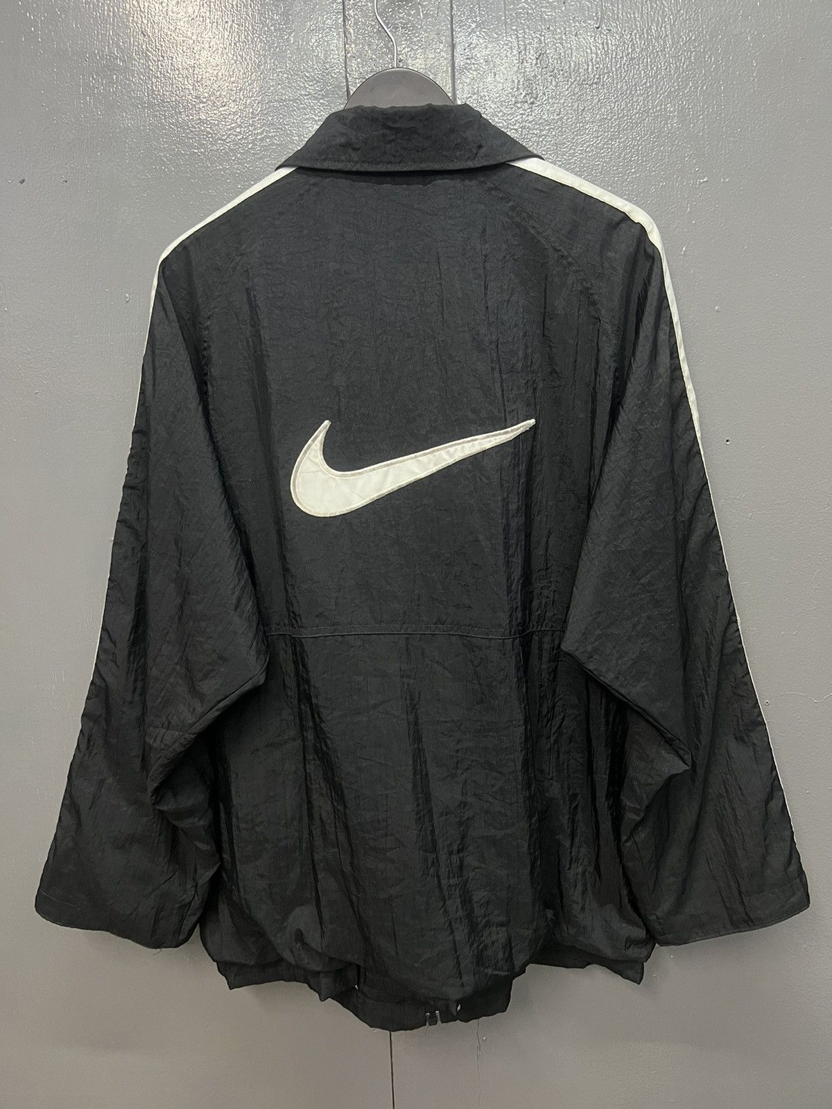 Vintage 🔥VINTAGE NIKE SWOOSH BIG LOGO ZIPPER JACKET Size US M / EU 48-50 / 2 - 7 Thumbnail