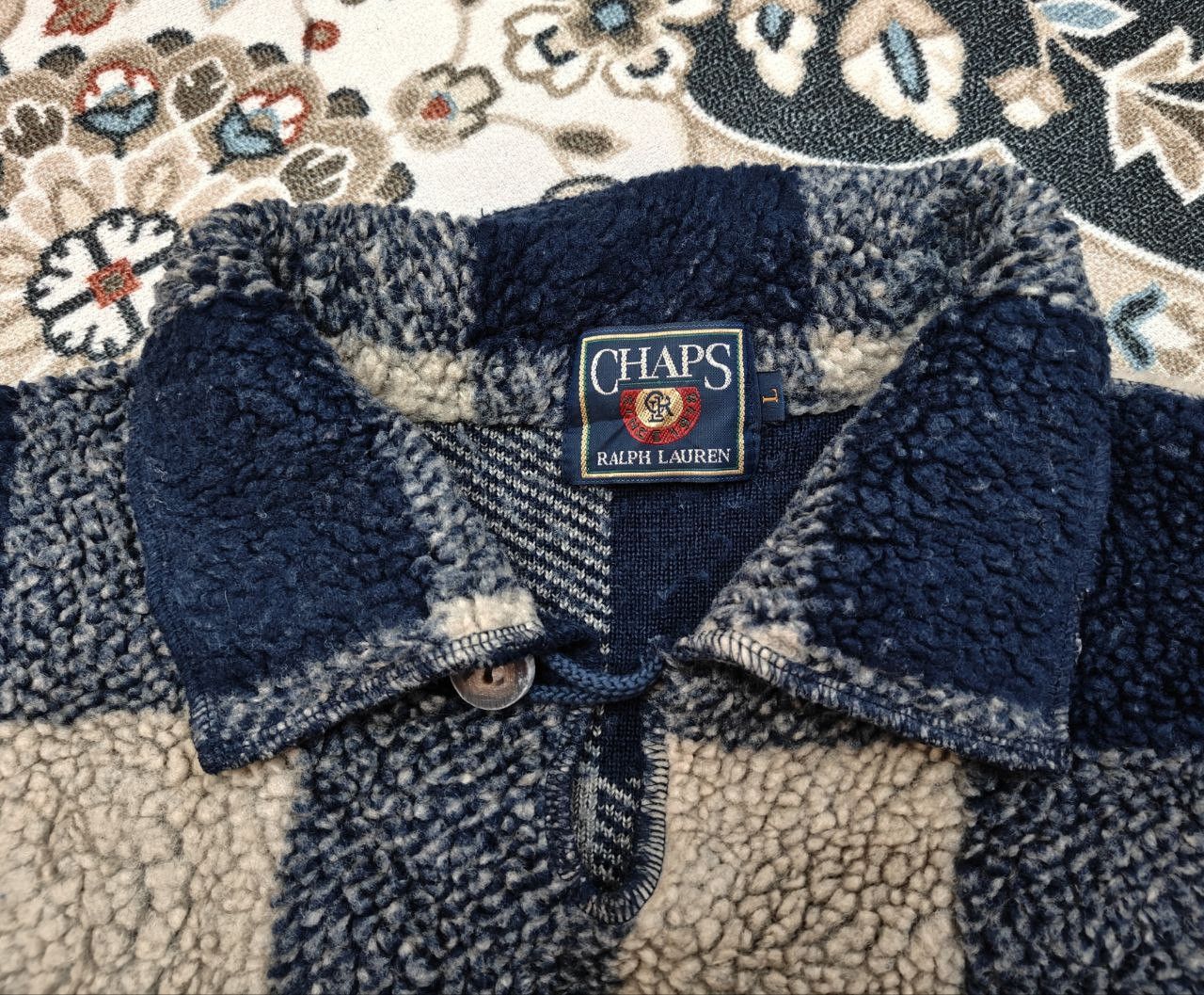 Polo Ralph Lauren Chaps Deep pile Checked Fleece Size US L / EU 52-54 / 3 - 5 Thumbnail
