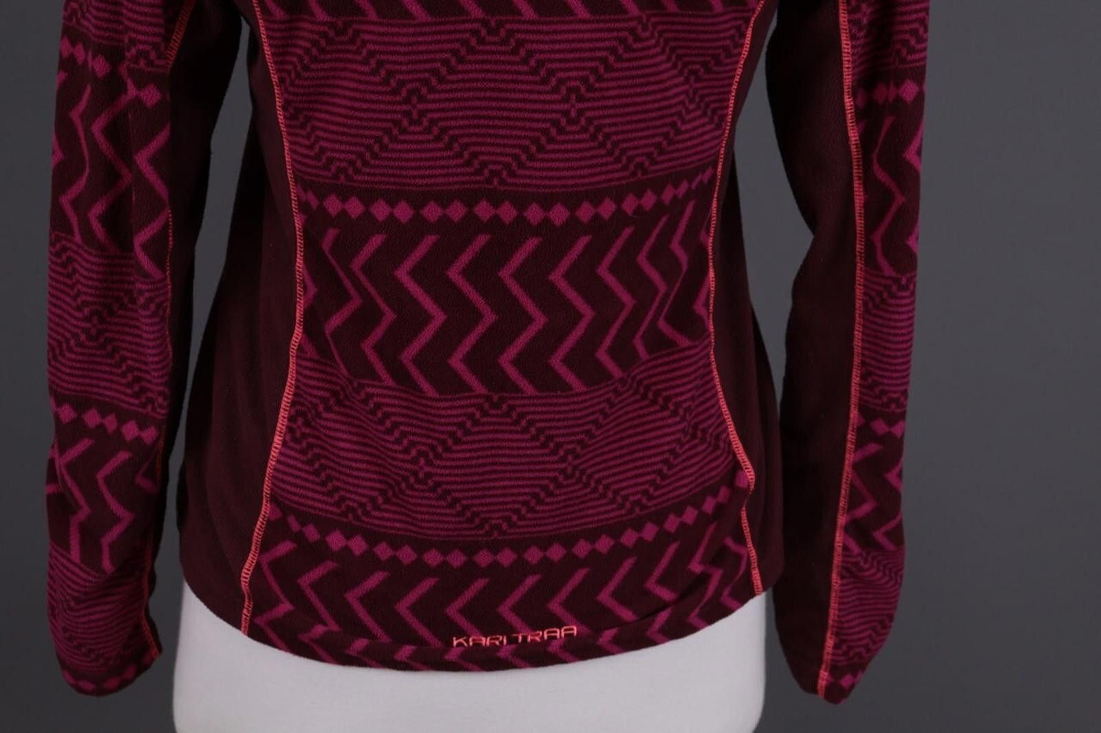 Designer Kari Traa Purple Geometric Striped Jacket Size L Size L / US 10 / IT 46 - 12 Thumbnail