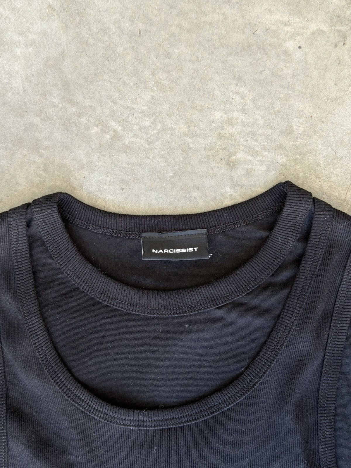 Playboi Carti SOLD*Unreleased narcissist layered L/S tank top Size US L / EU 52-54 / 3 - 3 Thumbnail