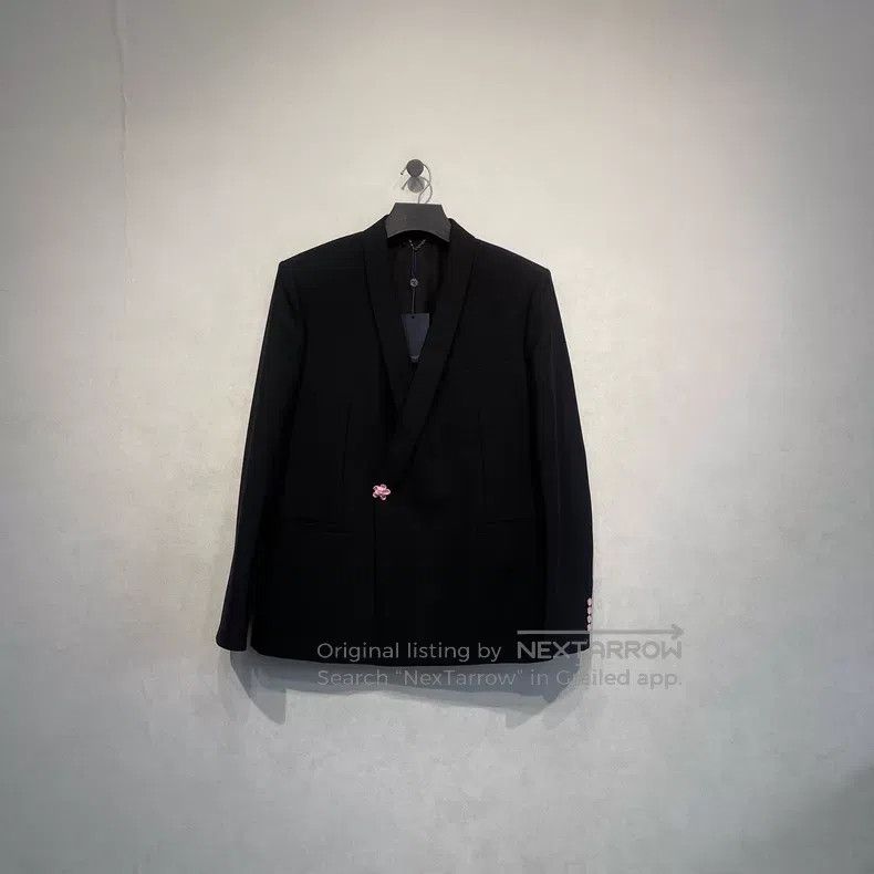 Louis Vuitton Louis Vuitton Black nigo floral button blazer jacket Size US M / EU 48-50 / 2 - 1 Thumbnail