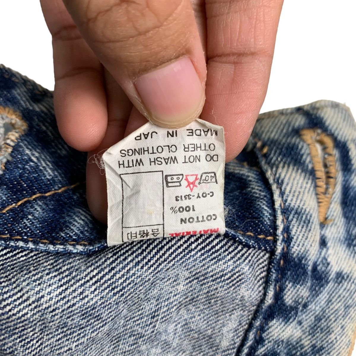 Japanese Brand G.L.HEART Stone Wash Denim Jacket #0858-C38 Size US M / EU 48-50 / 2 - 17 Thumbnail