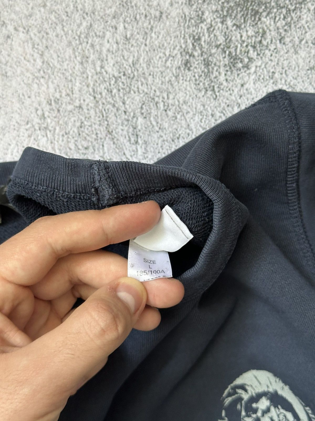 Diesel Vintage Diesel Sweatshirt Logo Grey Y2K Size US M / EU 48-50 / 2 - 10 Thumbnail
