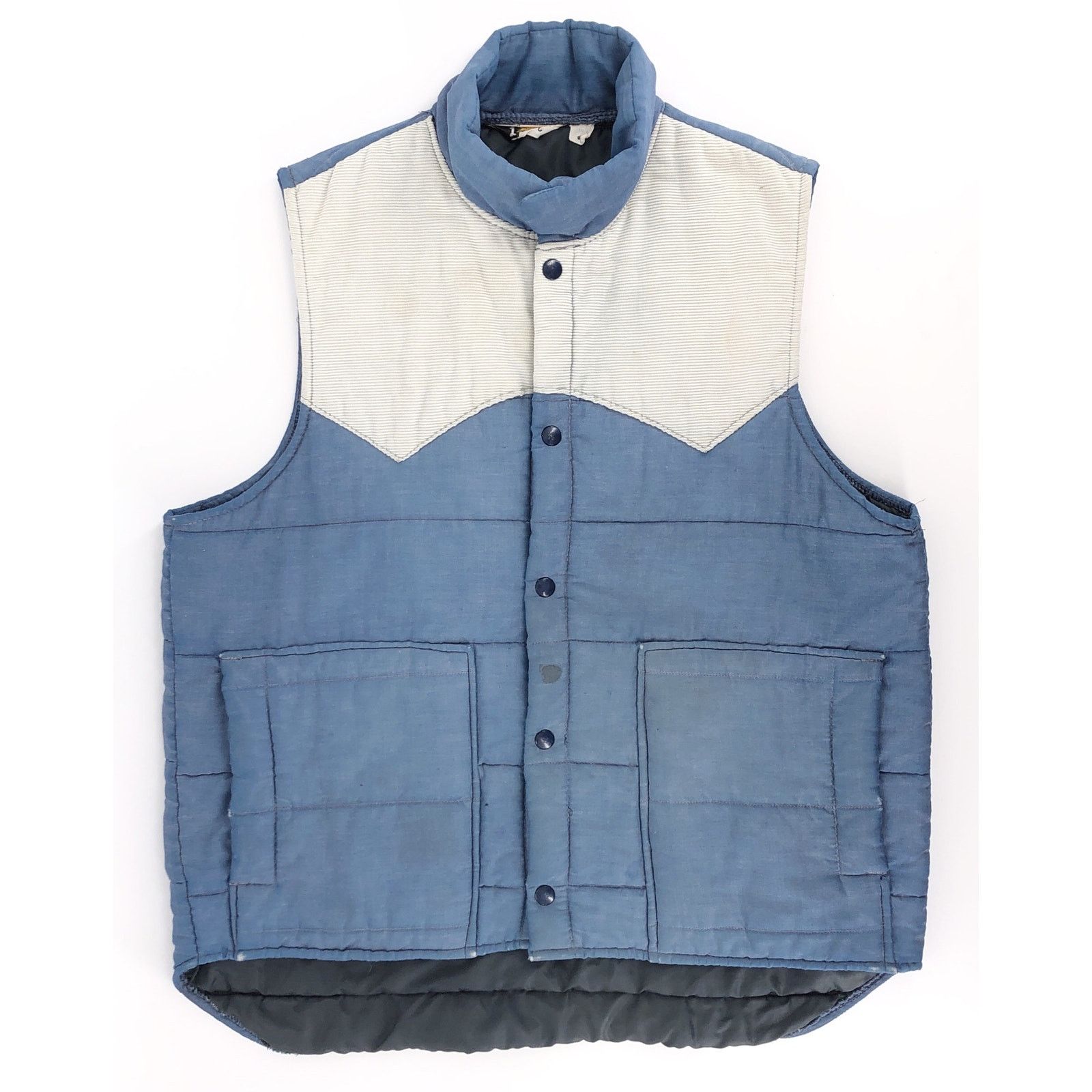 Vintage 80s western quilted vest 1West 1980s vintage Size US L / EU 52-54 / 3 - 3 Thumbnail