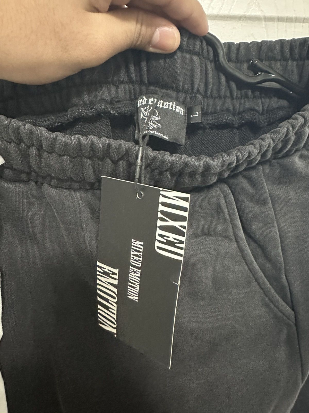 Other Mixed Emotion Sweatsuit Eclipse’ Grey Acid Wash Rhinestone Size US L / EU 52-54 / 3 - 9 Thumbnail