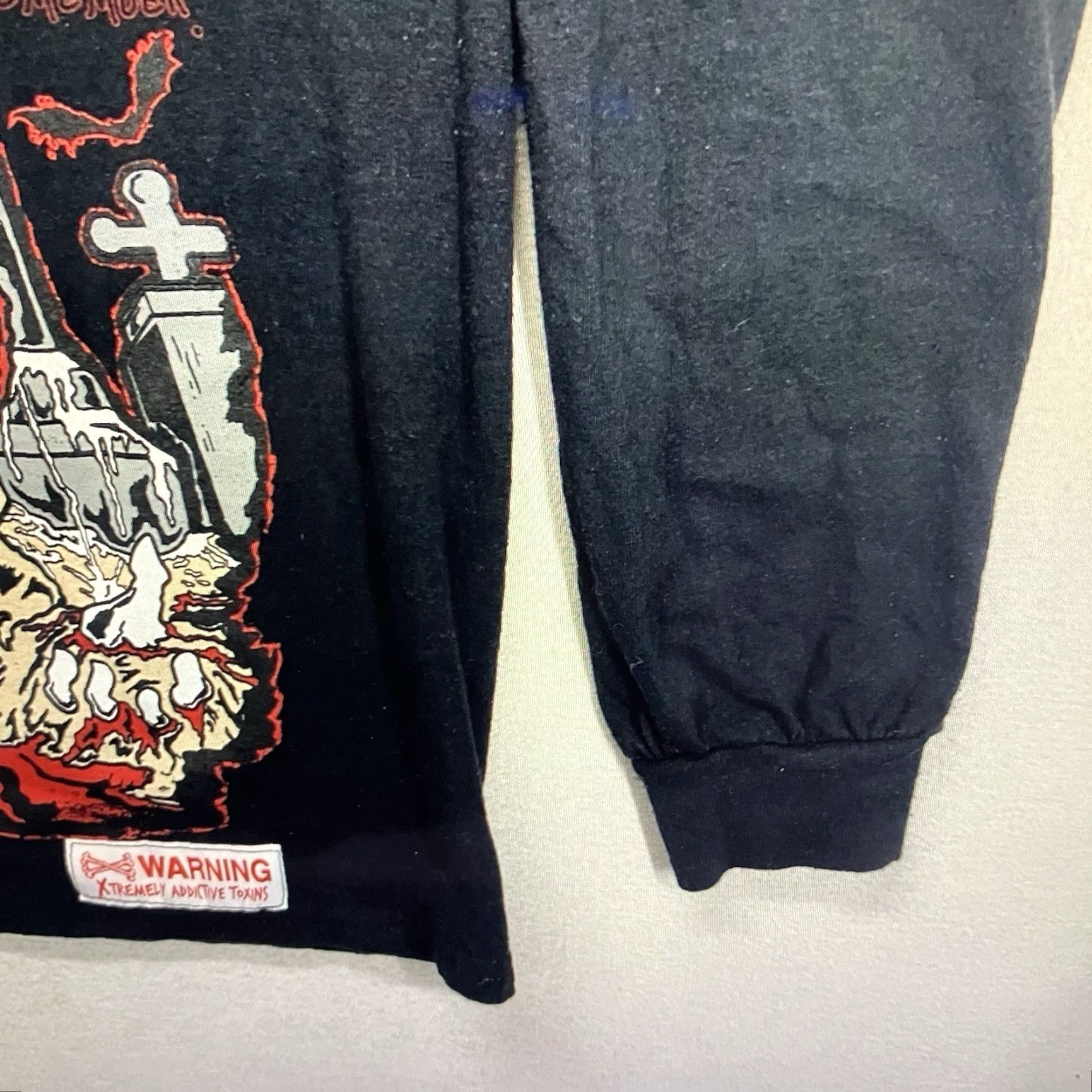 Vintage VINTAGE Friday the 13th T-Shirt Unisex Adults Small Long Sleeve Graphic Jason Horror Movie Retro 80s Size US S / EU 44-46 / 1 - 7 Thumbnail
