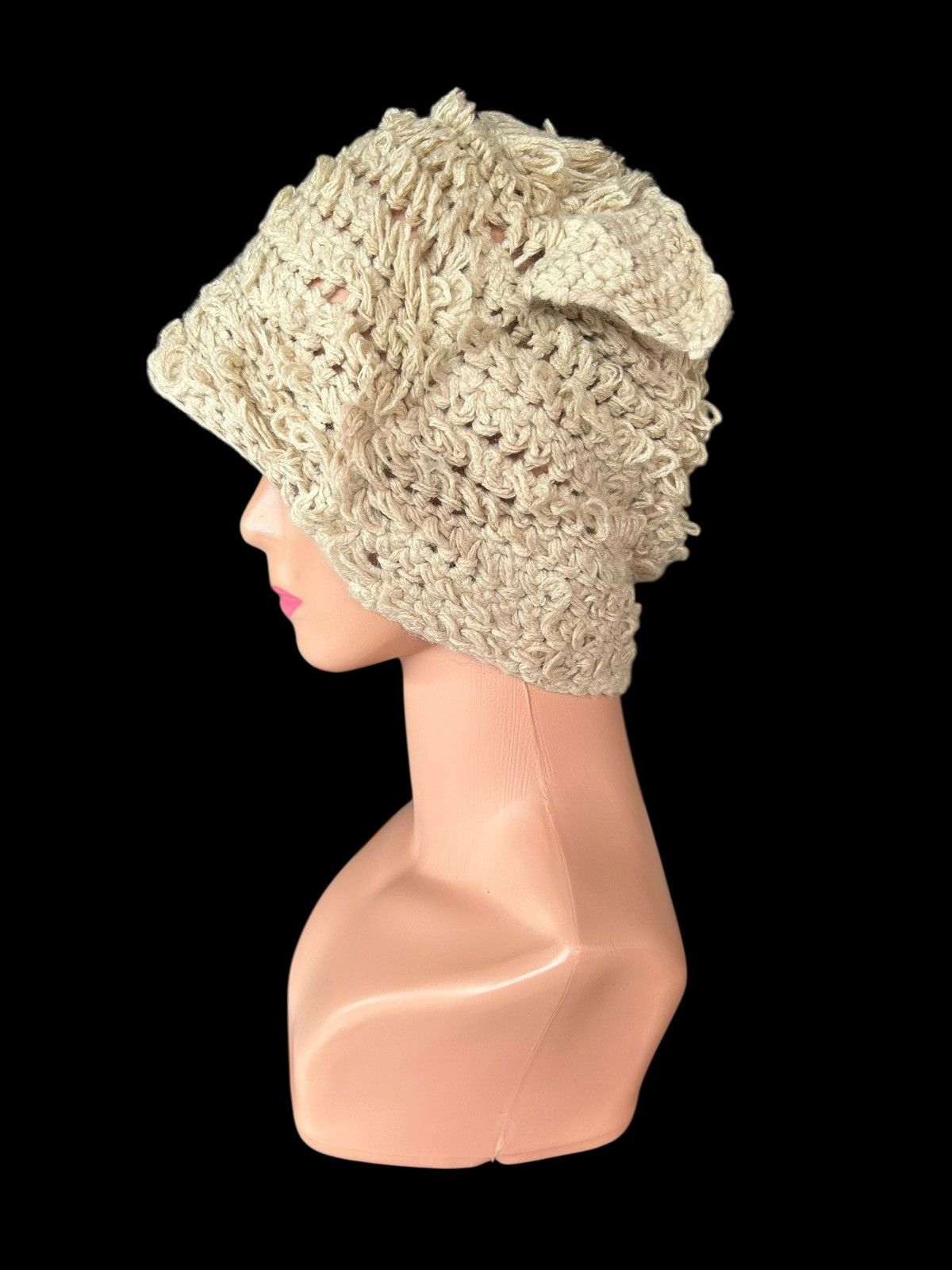 Kapital Bunny horn Devil Crochet Knitted Handmade Beanie Hats Size ONE SIZE - 5 Thumbnail