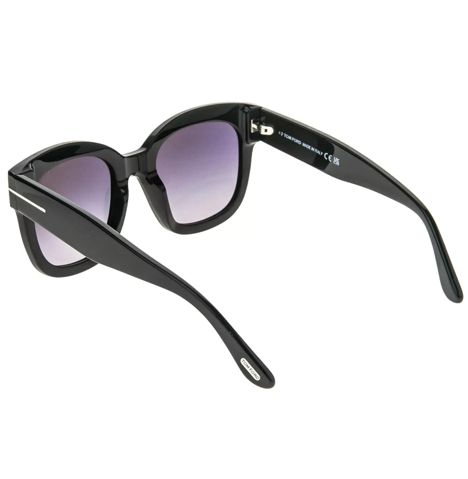 Tom Ford TOM FORD BEATRIX 2 TF0613 01C Black Blue Mirror Modern 613 Size ONE SIZE - 8 Thumbnail