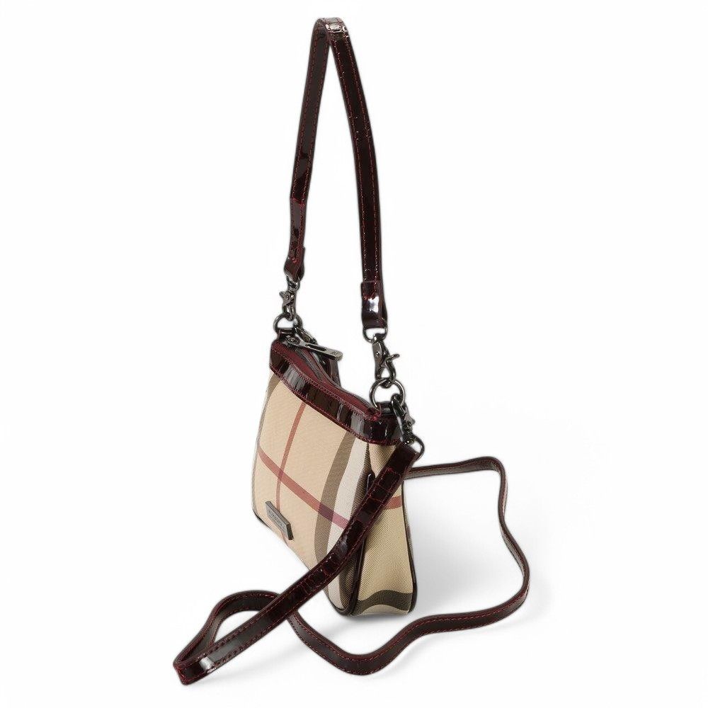 Burberry Burberry - Shoulder Bag Pouch Nova Check Beige Brown Vintage Size ONE SIZE - 3 Thumbnail