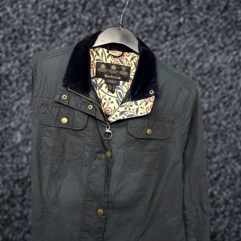 Barbour Barbour Jacket Womens Emma Wax Waxed Morris & Co Size UK 18 XL Multicolor Waxed Jacket Womens XL Barbour Size XL / US 12-14 / IT 48-50 - 1 Thumbnail