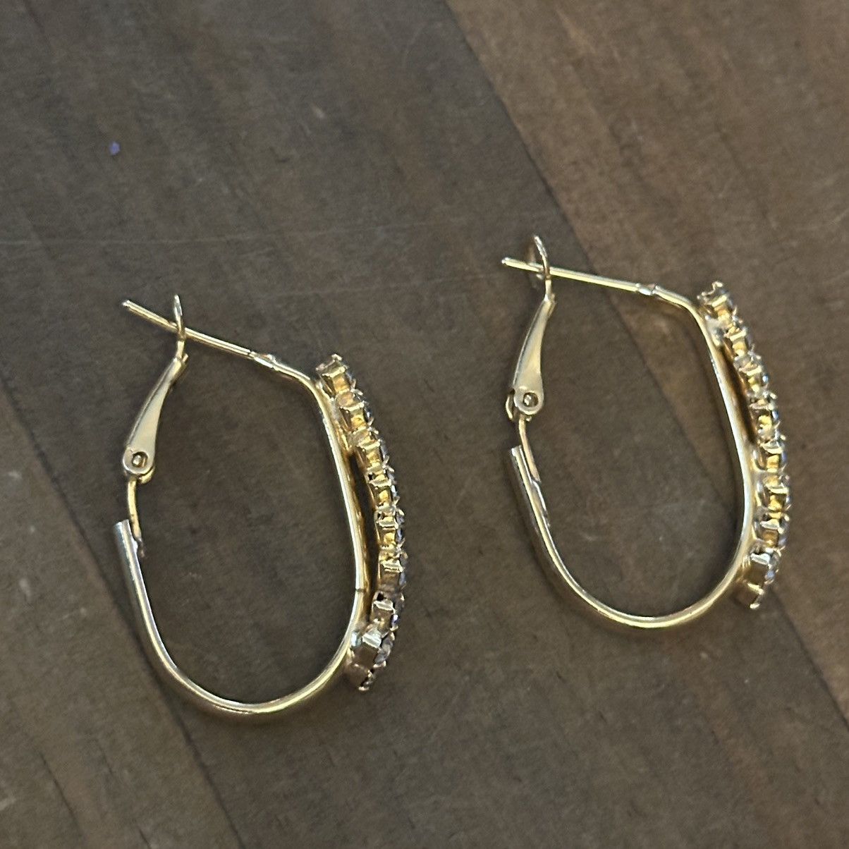 Other Cubic zirconia hoop earrings Size ONE SIZE - 5 Thumbnail
