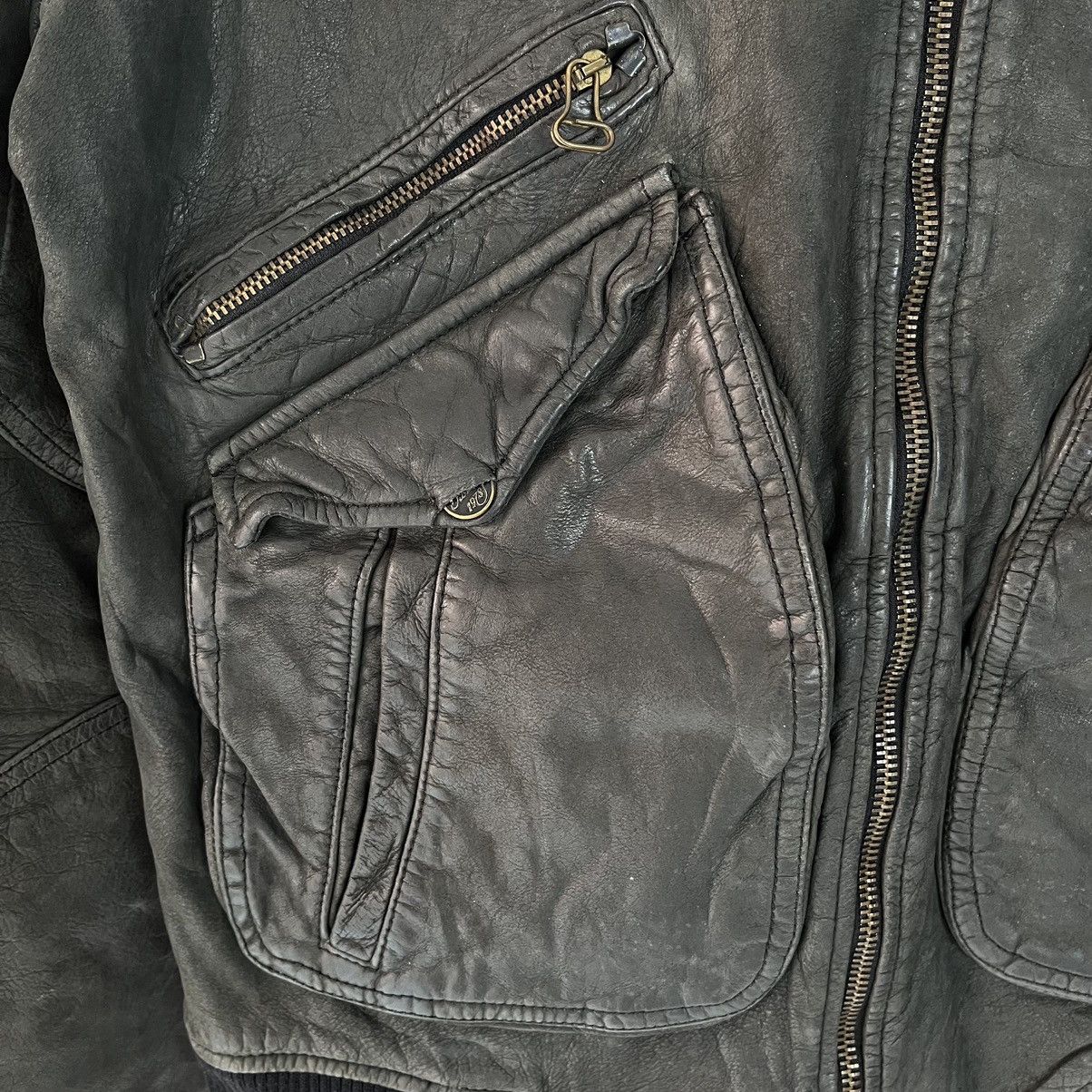Diesel × Vintage Vintage Diesel Leather Biker Jacket Size US S / EU 44-46 / 1 - 7 Thumbnail
