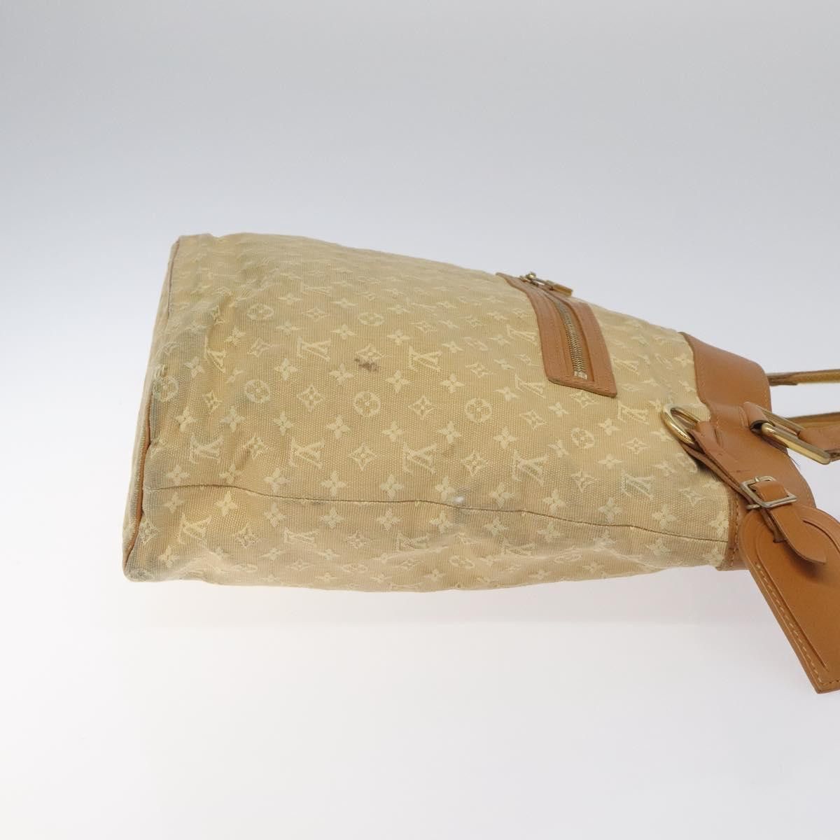 Louis Vuitton LOUIS VUITTON Monogram Mini Lucille GM Tote Bag Beige M92683 Size ONE SIZE - 3 Thumbnail
