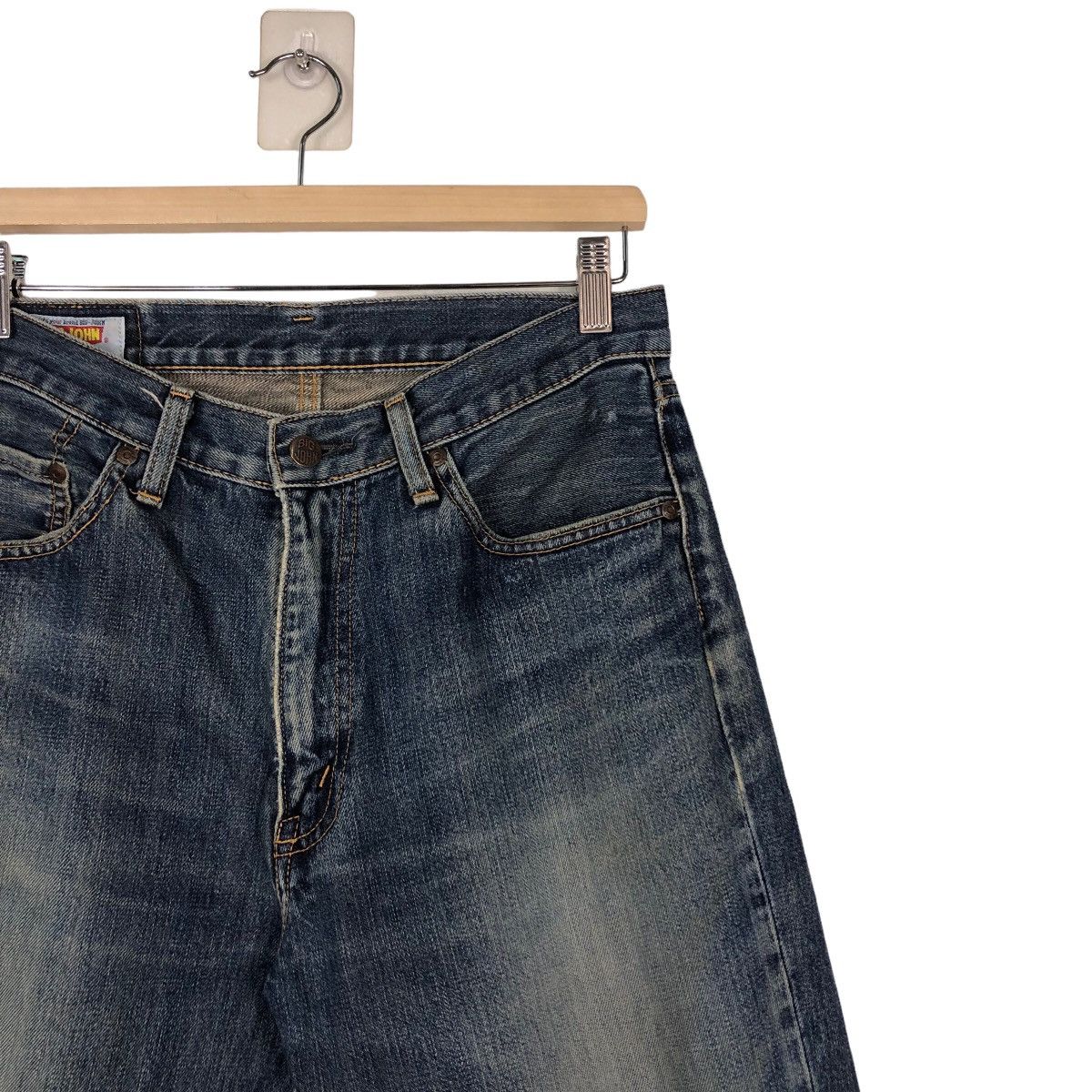 Japanese Brand 🔥Vintage Denim Jeans Big John Issey Miyake Size US 30 / EU 46 - 6 Thumbnail