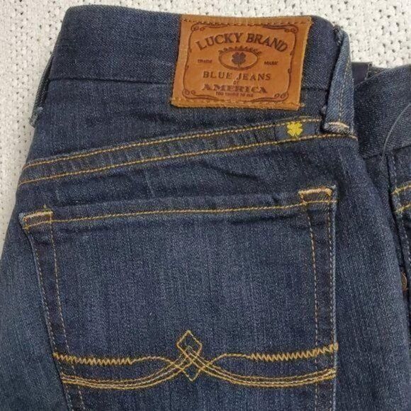 Lucky Brand Lucky Brand Sweet Jean Straight Blue Mid Rise Sz. 26 x 31 Je Size 26" / US 2 / IT 38 - 4 Thumbnail