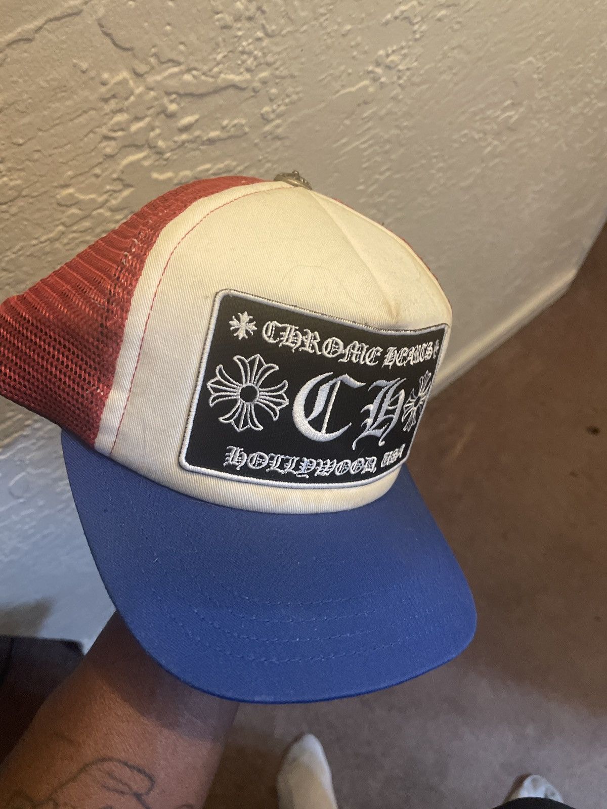 Chrome Hearts Chrome Heart Trucker hat Size ONE SIZE - 1 Thumbnail