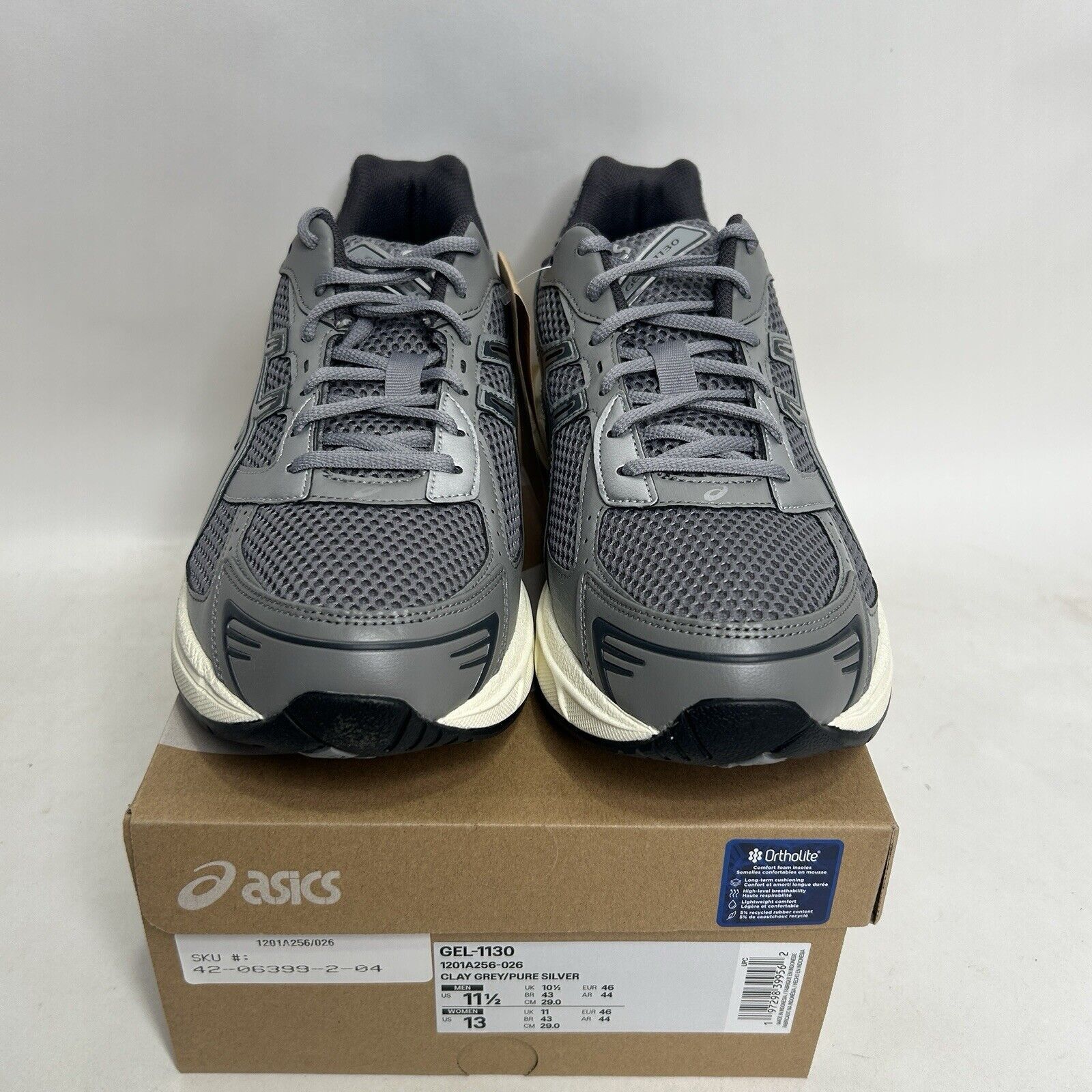 Asics ASICS Gel-1130 “Clay Grey Pure Silver” 2024 Size US 11.5 / EU 44-45 - 2 Thumbnail