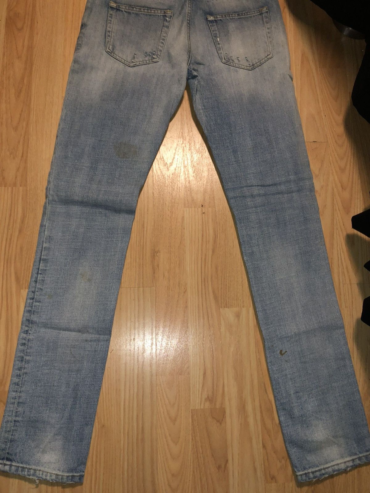 Yves Saint Laurent Saint Laurent Distressed Skinny Jeans - Size 30 Size US 30 / EU 46 - 7 Thumbnail