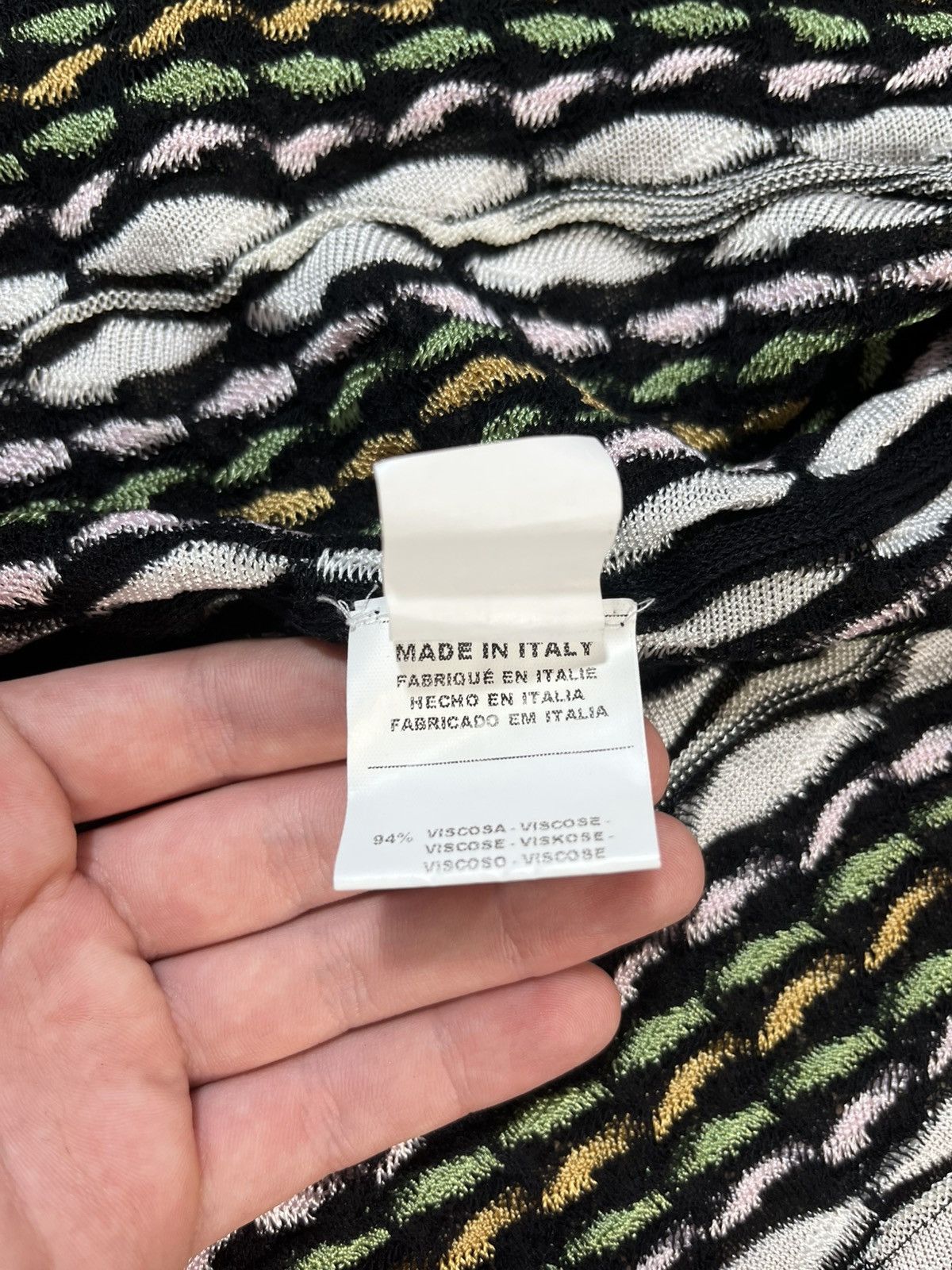 Missoni × Vintage Missoni Multicoloured Cardigan Jacket Size M / US 6-8 / IT 42-44 - 8 Thumbnail