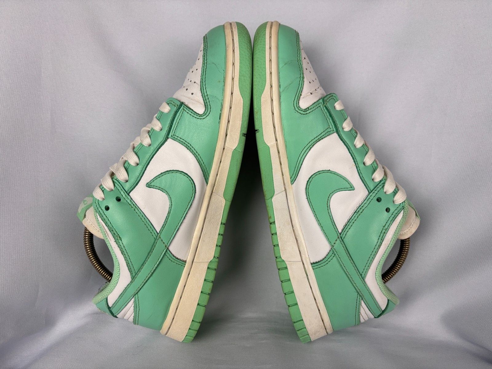 Nike Nike Dunk Low Green Glow White Low Sneakers US 8 UK 5.5 Size US 8 / IT 38 - 5 Thumbnail
