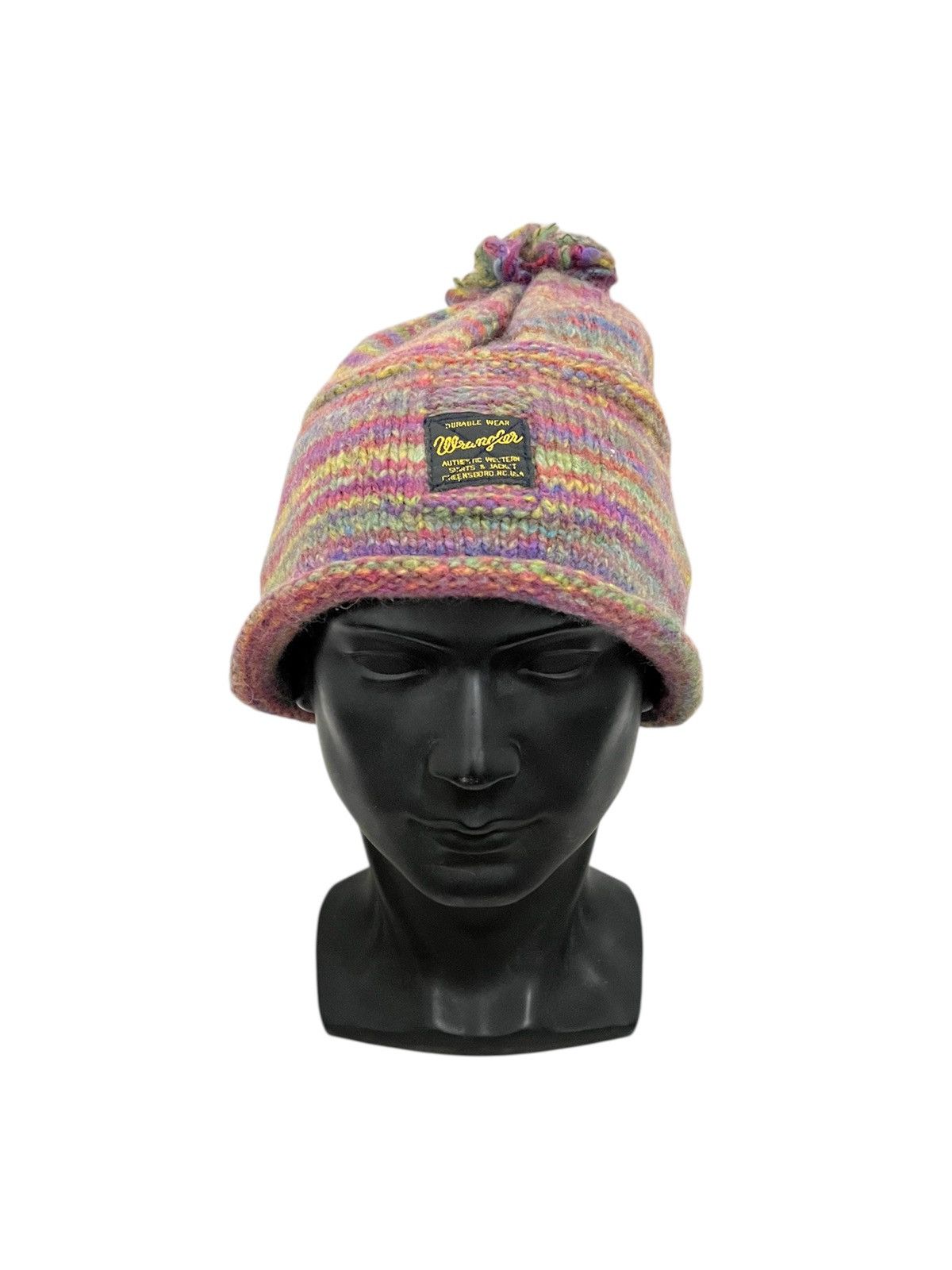 Wrangler Vintage Wrangler Crochet Beanie Hat Size ONE SIZE - 1 Thumbnail