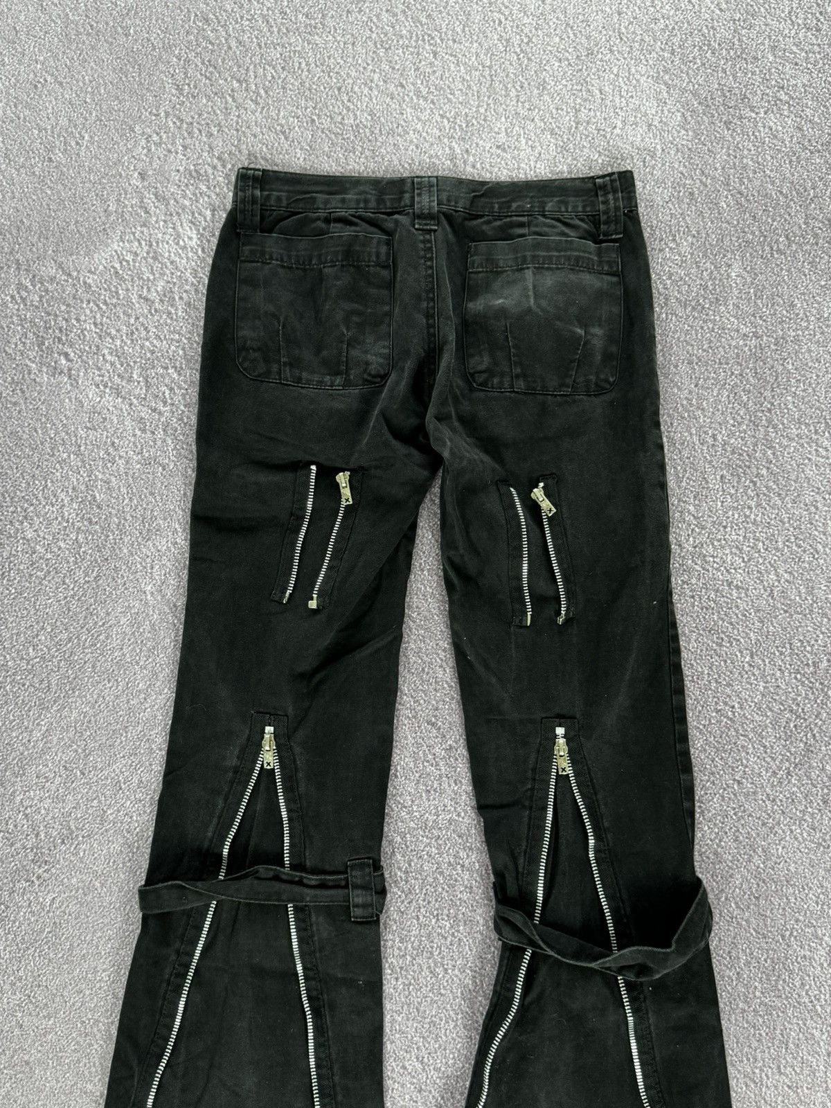 Tripp NYC Tripp Nyc Avant Garde Bondage Gothic Flared Pants Size 26" / US 2 / IT 38 - 8 Thumbnail