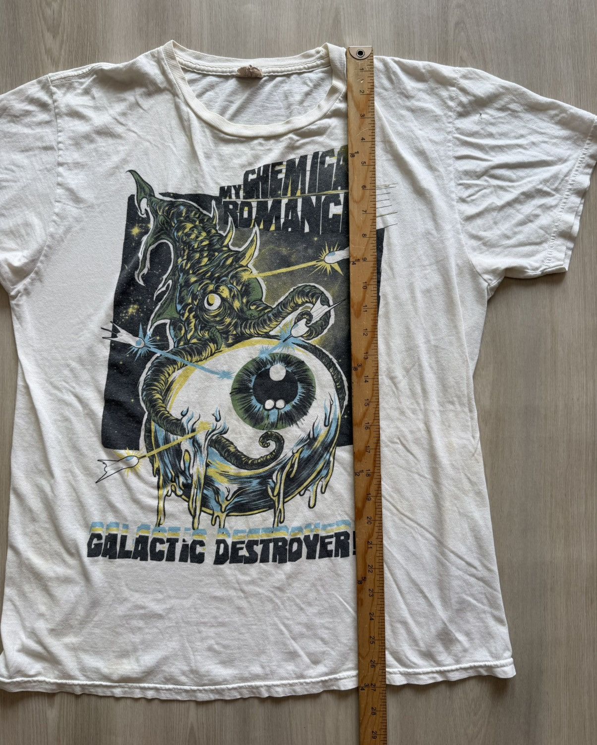 Vintage Vintage 2010 My Chemical Romance Galactic Destroyer Tee Sz S Size US S / EU 44-46 / 1 - 9 Thumbnail