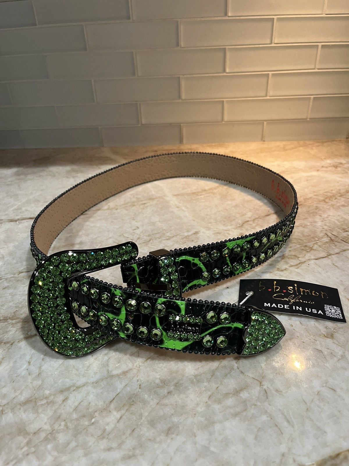 B.B. Simon Bb Simon belt Size 34 - 1 Thumbnail