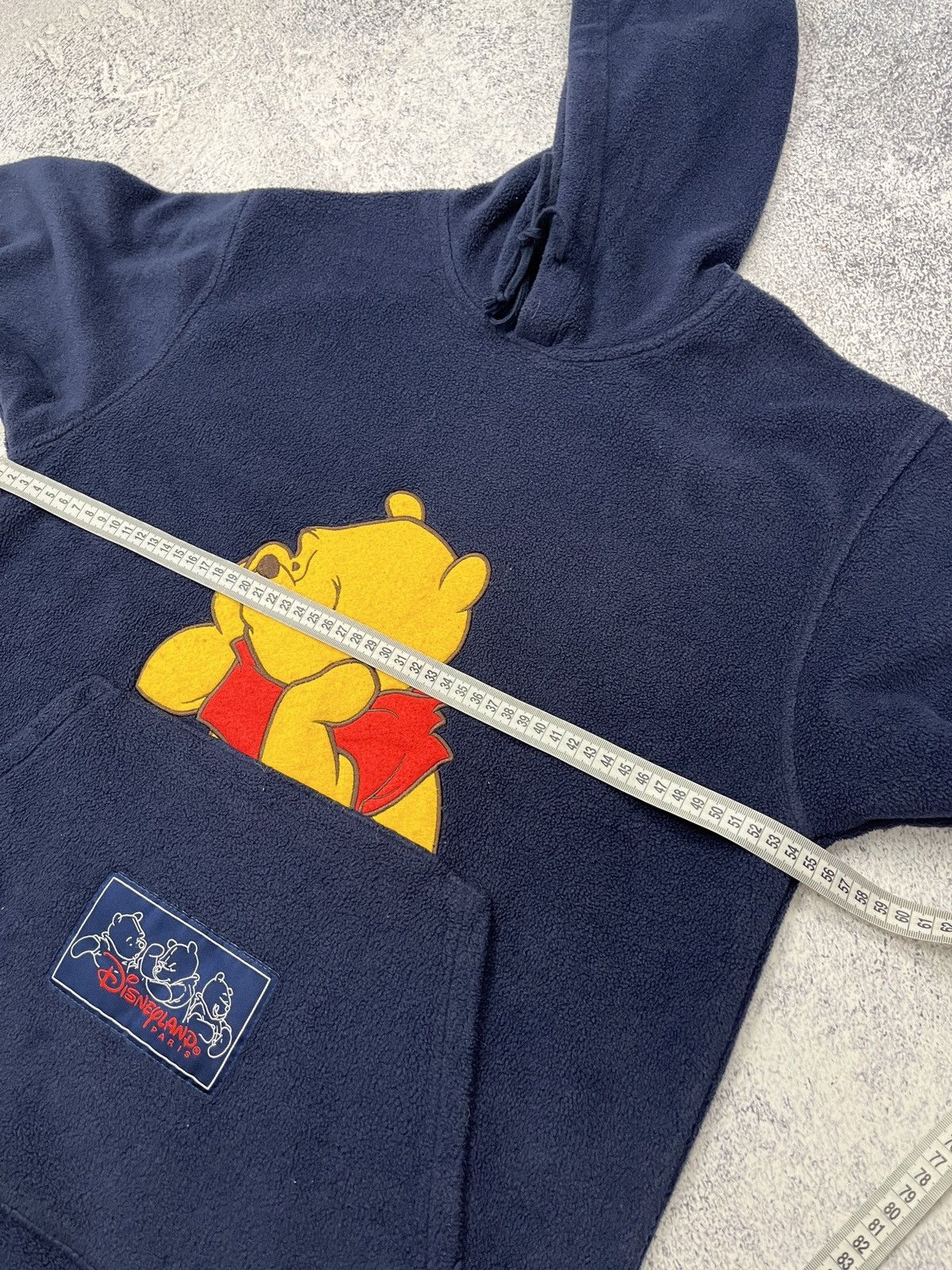 Vintage Disneyland Paris Winnie the Pooh Fleece Hoodie Big Logo Size US S / EU 44-46 / 1 - 11 Thumbnail