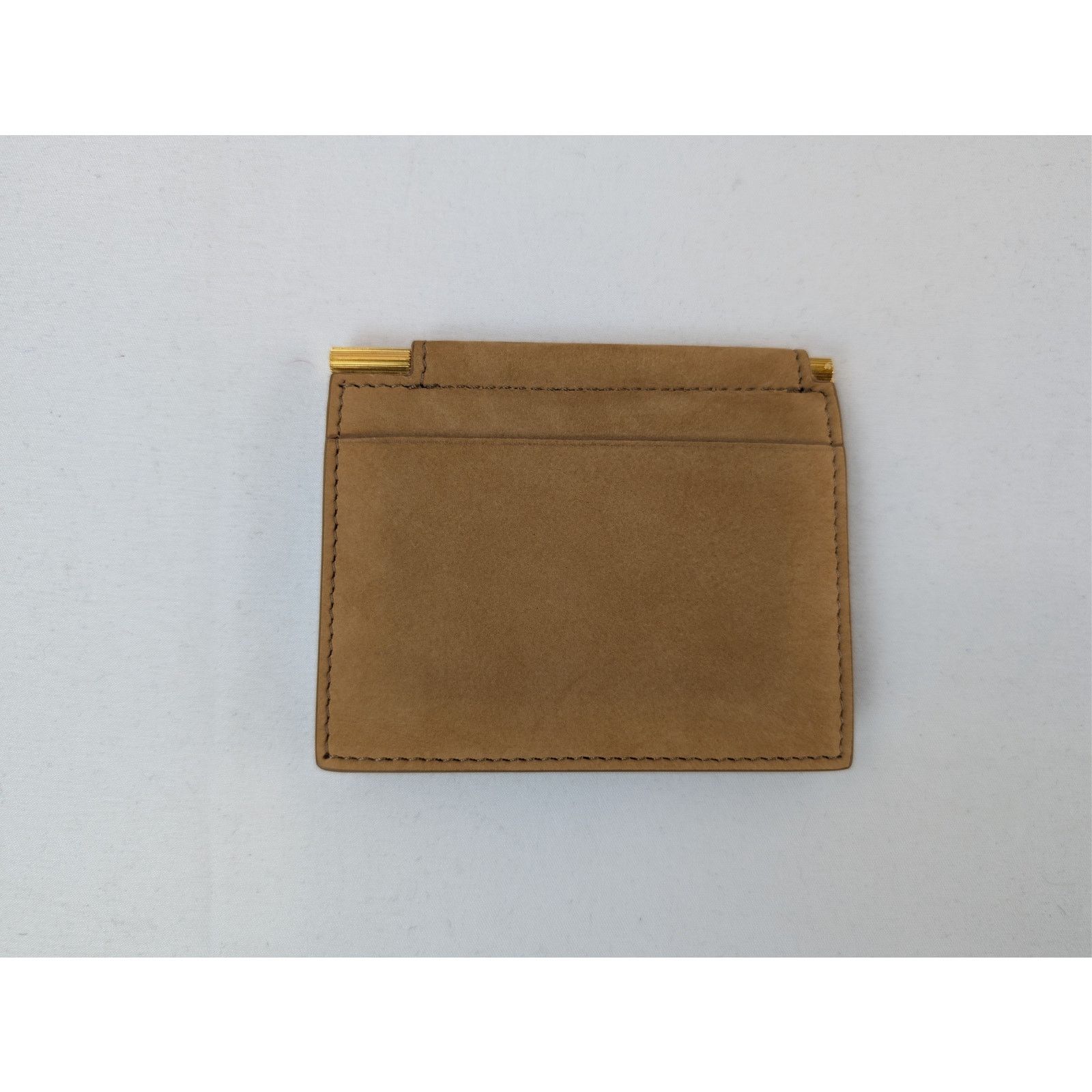 Tom Ford o1rshd1 Size:OS / Embossed Leather Card Holder /Wallet Brown Size ONE SIZE - 3 Thumbnail