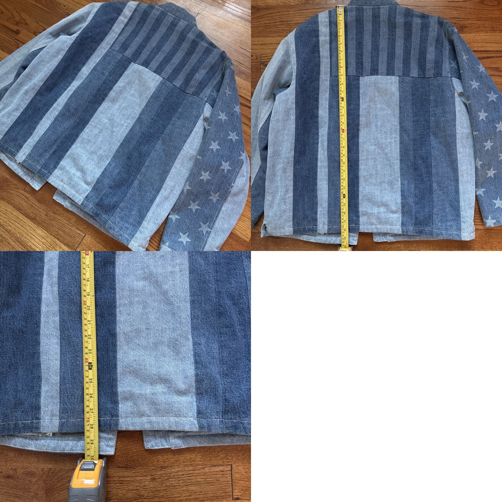 Kith KITH USA Indigo Patchwork Denim Kimono Jacket XL Blue Women's Jacket Size XL / US 12-14 / IT 48-50 - 10 Thumbnail