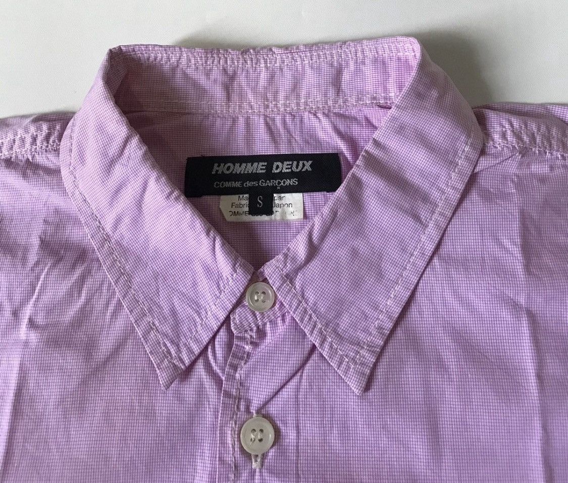 Comme des Garcons Cdg homme deux AD2013 checkered pink button up Size US S / EU 44-46 / 1 - 2 Thumbnail