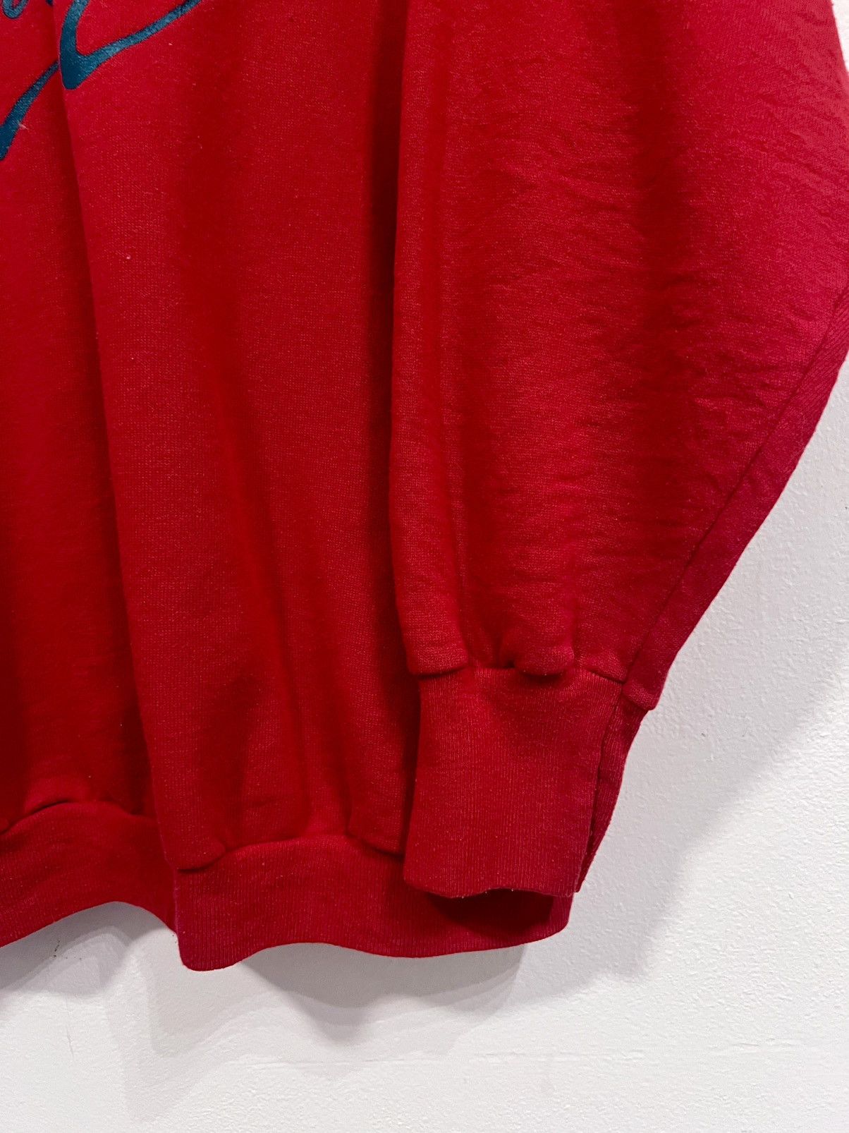 Other Vintage Detroit Michigan Signal Sweatshirt Red 90s Size US XL / EU 56 / 4 - 5 Thumbnail