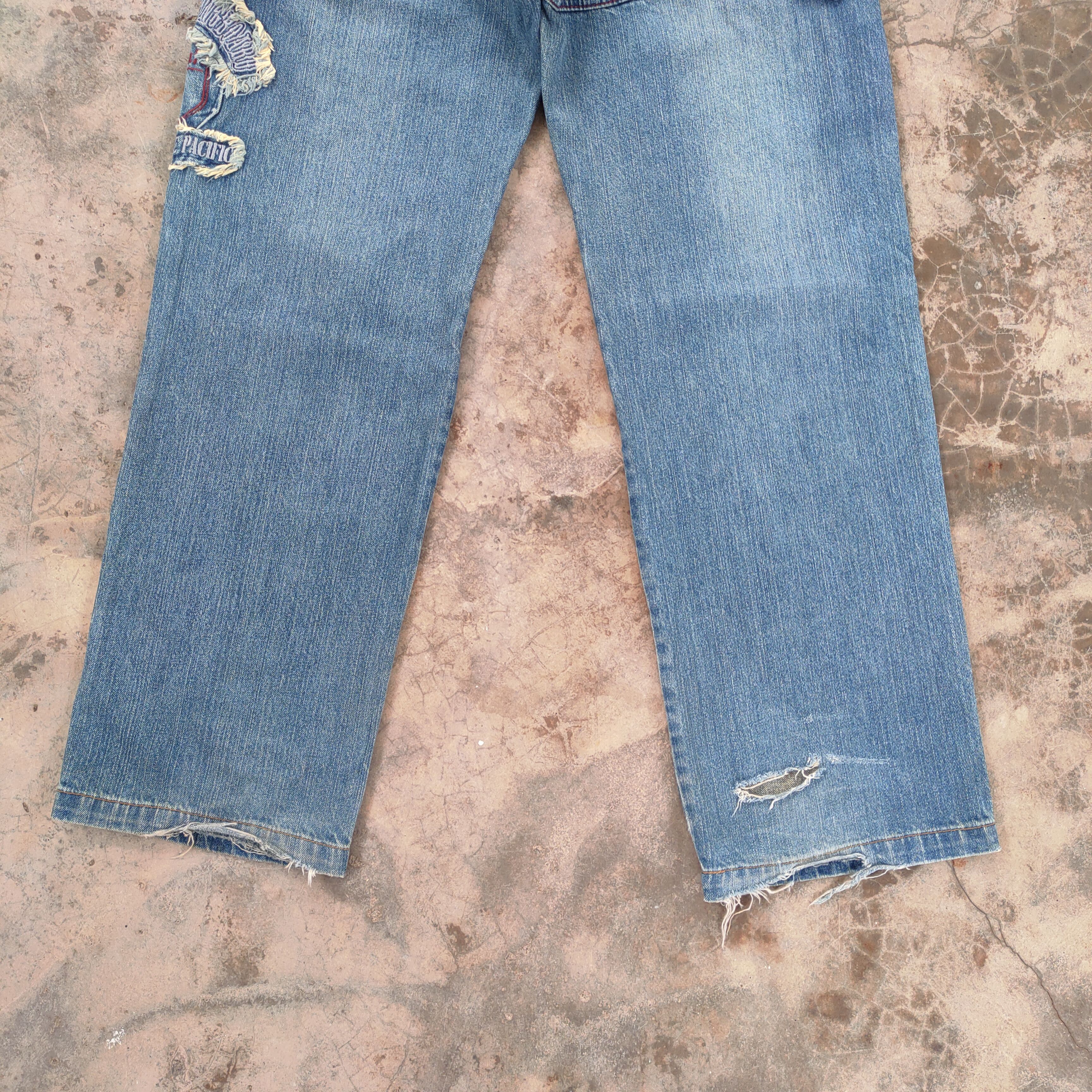 Japanese Brand × Jean × Vintage VINTAGE PIKO FADED RIPPED JEANS CARGO PANTS Size US 30 / EU 46 - 12 Thumbnail