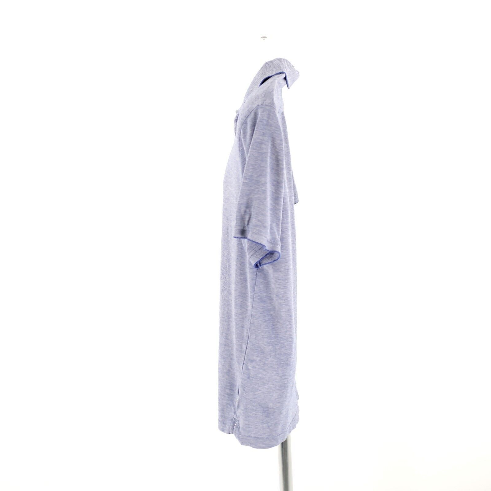 Jos. A. Bank Jos A Bank 1905 Blue Knit Polo Shirt Large Tailored Fit Coll Size US L / EU 52-54 / 3 - 6 Thumbnail