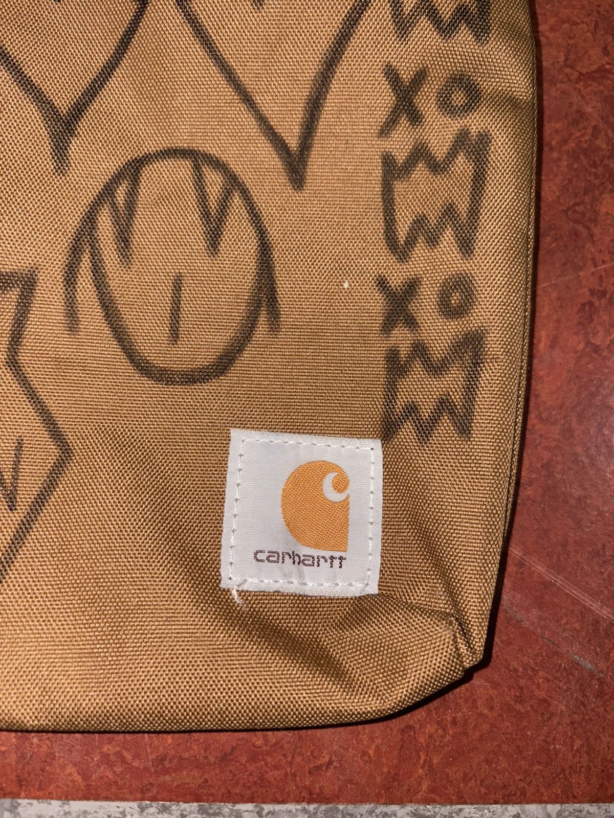 Carhartt R7PZI — 1/1 Custom Carhartt Canvas Bag. Size ONE SIZE - 6 Thumbnail