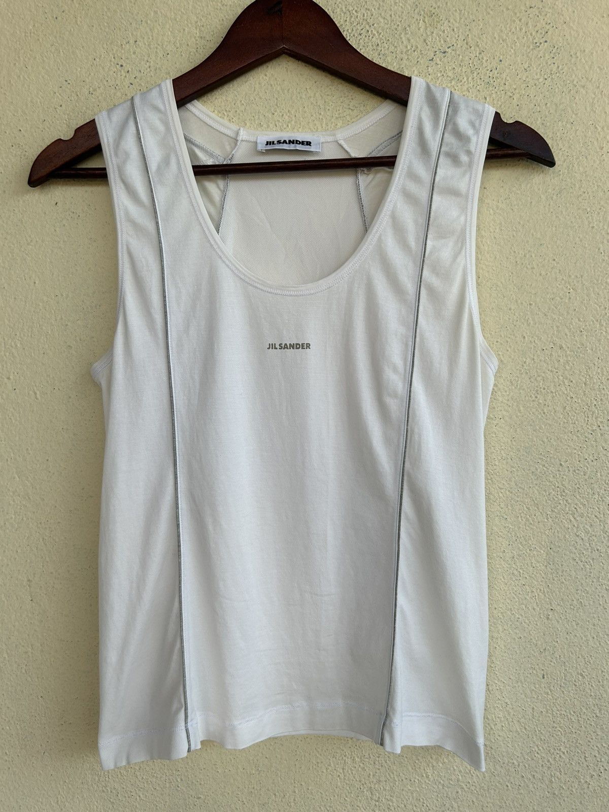 Jil Sander Jil Sander Sleeveless Strechable Jersey Size US L / EU 52-54 / 3 - 1 Thumbnail