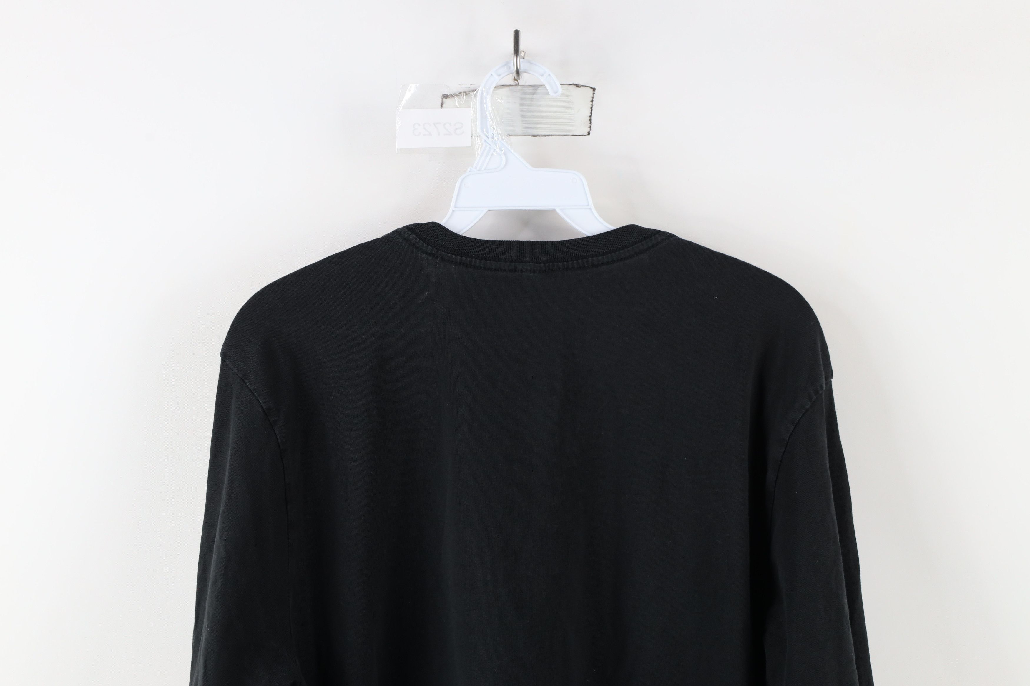 Vintage Vintage 90s Streetwear Long Sleeve T-Shirt Black Cotton Size US L / EU 52-54 / 3 - 8 Thumbnail