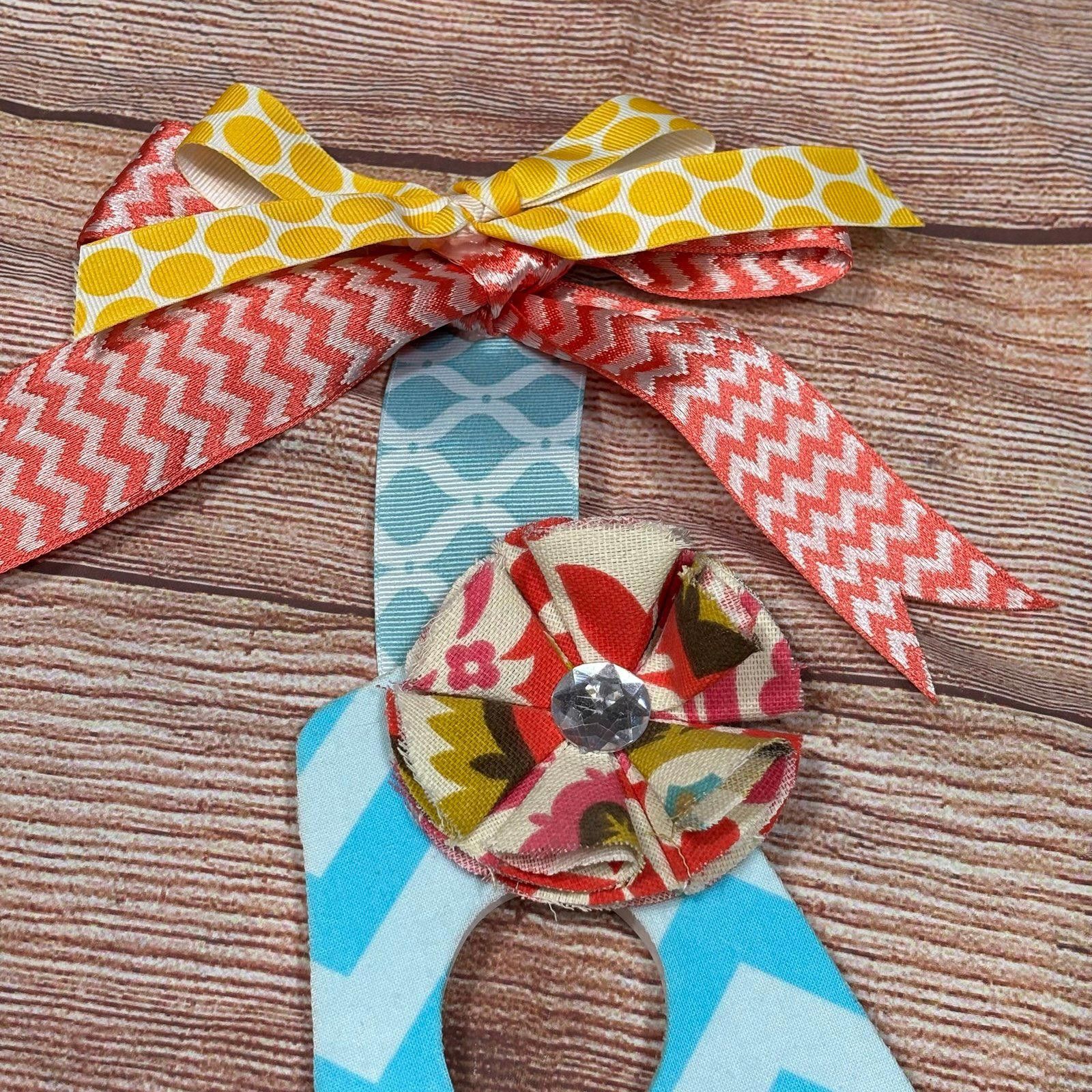Other Handmade Decorative Letter 'A' Chevron Wall Hanging Size ONE SIZE - 2 Thumbnail