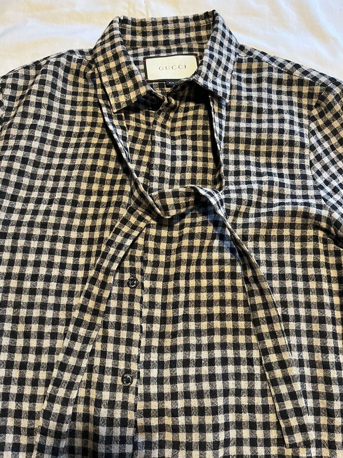 Gucci Gucci Cambridge wool shirt. Size US S / EU 44-46 / 1 - 5 Thumbnail